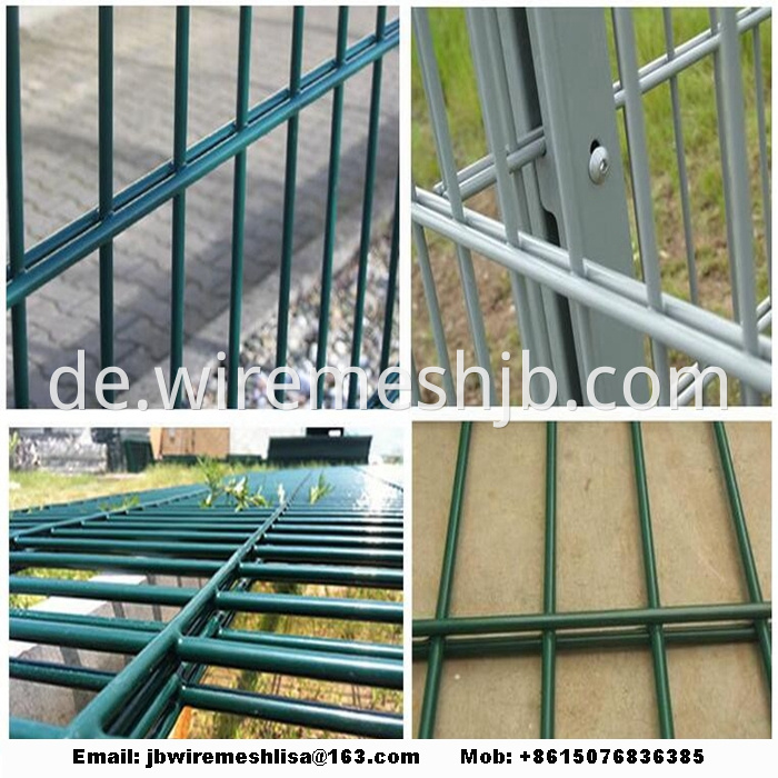 868/656 Powder Coated Double Weft Wire Mesh Fence